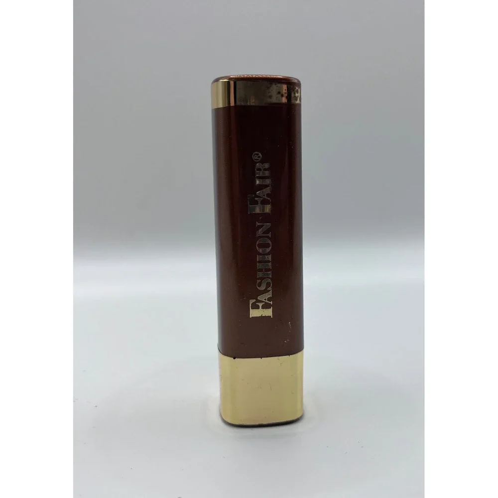 Fashion Fair Lipstick Berry Cool Grenadine 8148A‎ Brown Gold Tube 0.14oz 4g USA